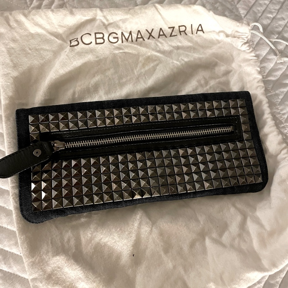 BCBGMAXAZRIA studded clutch